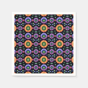 Servilleta De Papel Burst psicodélico