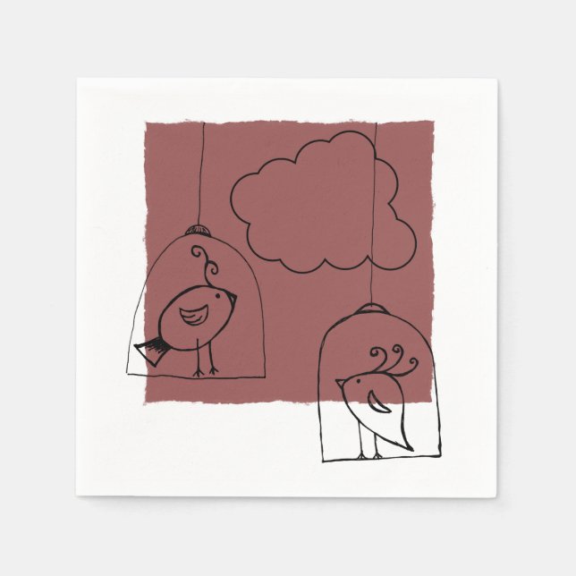 Servilleta De Papel Buscando libertad (Anverso)