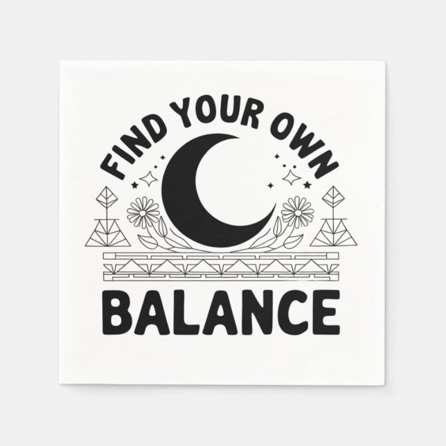 Servilleta De Papel Buscar su propio saldo (Anverso)