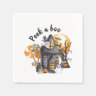 Servilleta De Papel Buscar suministros de Baby Shower de BOO Halloween
