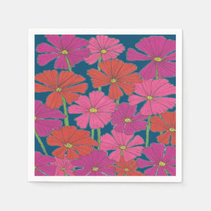 Servilleta De Papel Bushel de Cosmos Brillantes