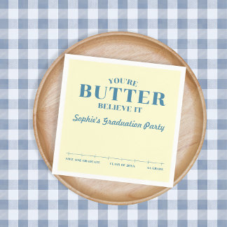 Servilleta De Papel Butter Believe It Yellow Grade AA 2026 Graduation