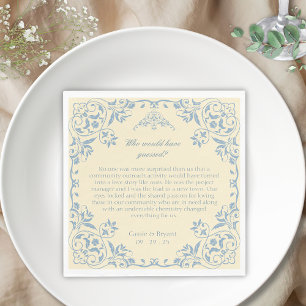 Servilleta De Papel Butter Yellow Vintage Fact Unique Boda