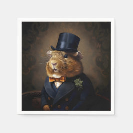 Servilleta De Papel Caballero del Cerdo Edwardian Guinea