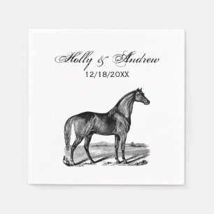 Servilleta De Papel Caballo Antiguo de Pie