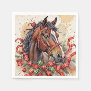 Servilleta De Papel Caballo de navidades