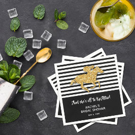 Servilleta De Papel Caballo de oro Derby Bridal Shower