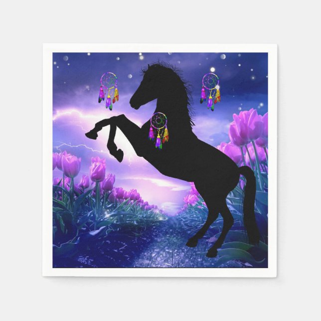 Servilleta De Papel Caballo Dreamcatcher (Anverso)