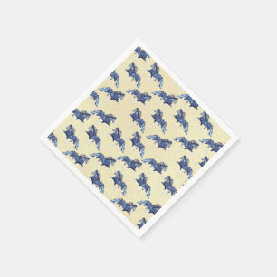 Servilleta De Papel Caballo Gaited Blámóða