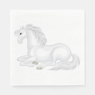 Servilleta De Papel Caballo Occidental País Vaquero Ecuestre Vaquera