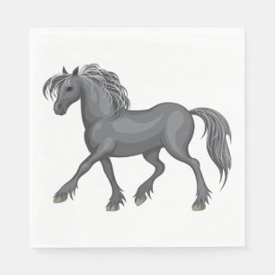 Servilleta De Papel Caballo Occidental País Vaquero Ecuestre Vaquera