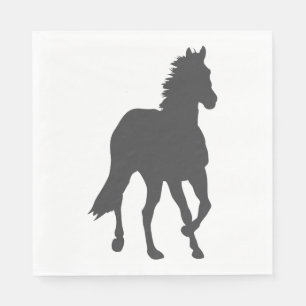 Servilleta De Papel Caballo País Occidental Vaquero Ecuestre Vaquera
