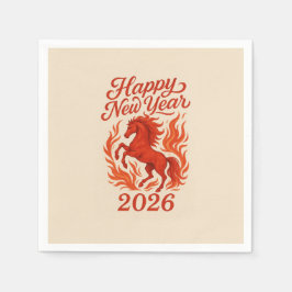 Servilleta De Papel Caballo Rojo 2026