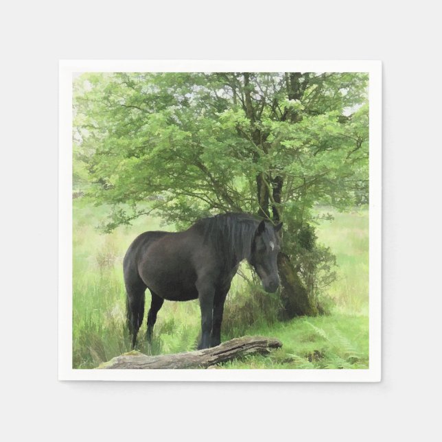 SERVILLETA DE PAPEL CABALLOS (Anverso)