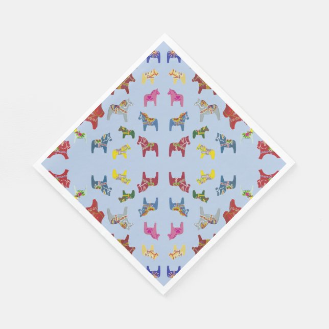 Servilleta De Papel caballos de dala (Esquina)