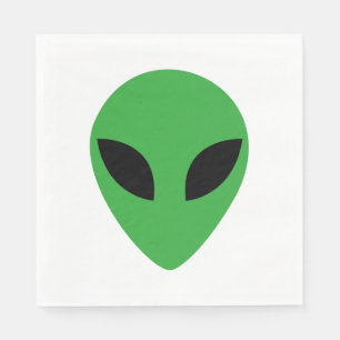 Servilleta De Papel Cabeza Alien