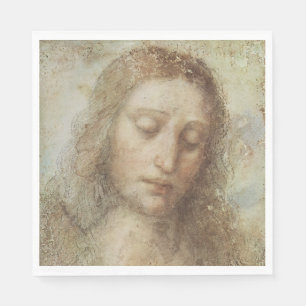 Servilleta De Papel Cabeza de Cristo (Cristianismo) (Leonardo da Vinci