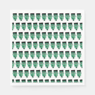 Servilleta De Papel Cabeza de Frankenstein Monster