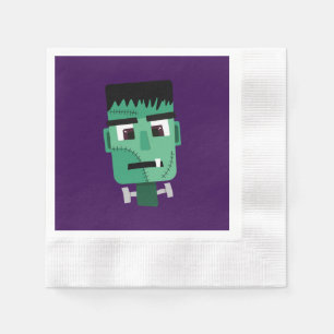 Servilleta De Papel Cabeza de Frankenstein Monster