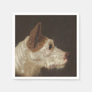 Servilleta De Papel Cabeza de Perro Terrier (por James Ward)