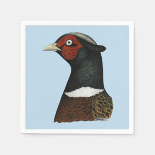 Servilleta De Papel Cabeza de Pheasant Ringneck