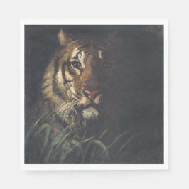 Servilleta De Papel Cabeza del tigre (por Abott Handerson Thayer)