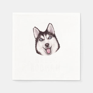 Servilleta De Papel Cabeza Husky Siberiana Raza De Perro Pet Lover Gif