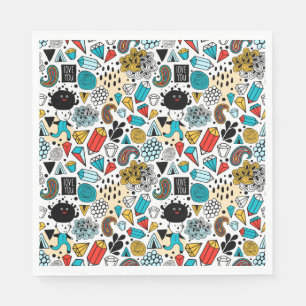 Servilleta De Papel Cabeza loca