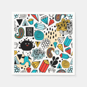 Servilleta De Papel Cabeza loca