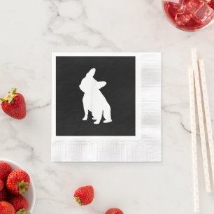 Servilleta De Papel Cabeza Tilt Apparel Frenchie Head Bulldog Lover Gi