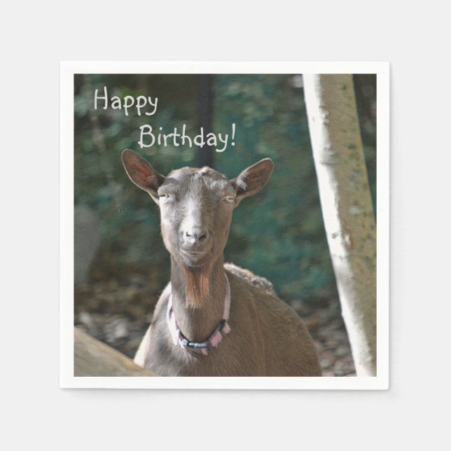 Servilleta De Papel Cabra guapa (Anverso)