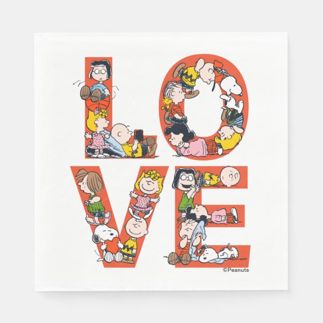 Servilleta De Papel Cacahuetes - AMOR (Anverso)