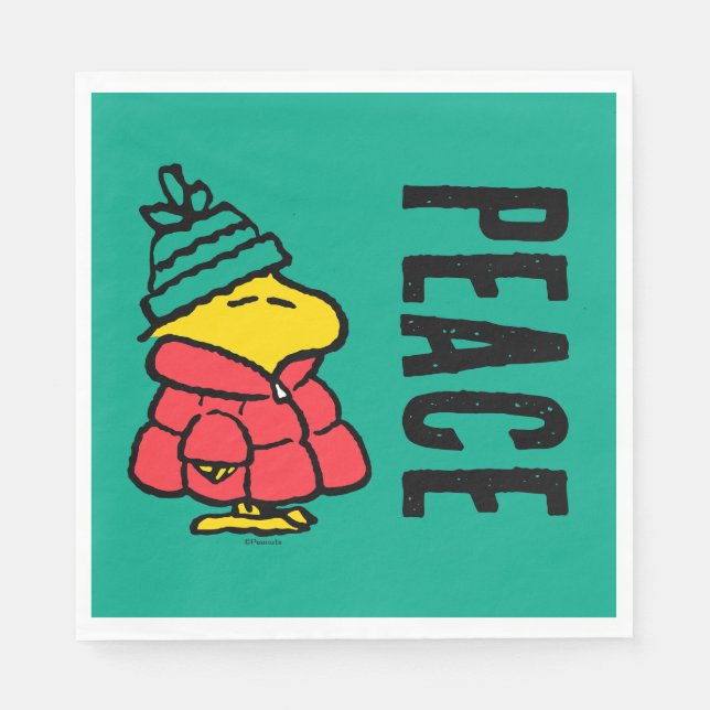 Servilleta De Papel Cacahuetes | Chaqueta de Invierno Woodstock Puffy (Anverso)