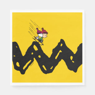 Servilleta De Papel Cacahuetes Snoopy & Linus Sled Ride