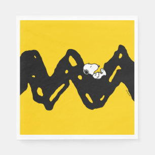 Servilleta De Papel Cacahuetes   Snoopy Nap