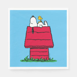 Servilleta De Papel Cacahuetes | Snoopy & Woodstock Doghouse