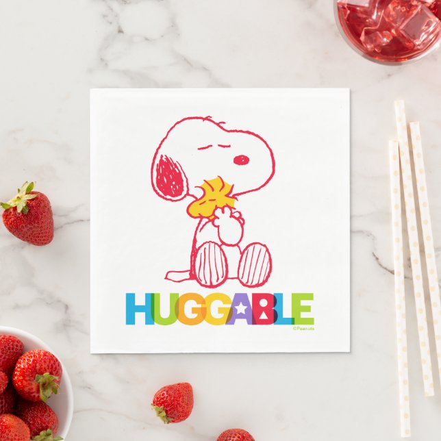 Servilleta De Papel Cacahuetes | Snoopy & Woodstock Huggable (In situ)