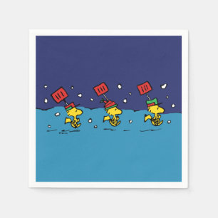 Servilleta De Papel Cacahuetes   Woodstock Snow Shovel Team