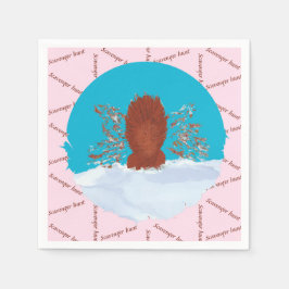 Servilleta De Papel Cacería de scavenger diversión cavando ardilla en