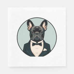 Servilleta De Papel Cachorro de Bulldog francés