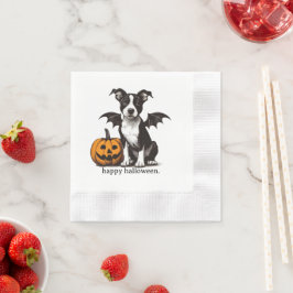 Servilleta De Papel Cachorro de Halloween