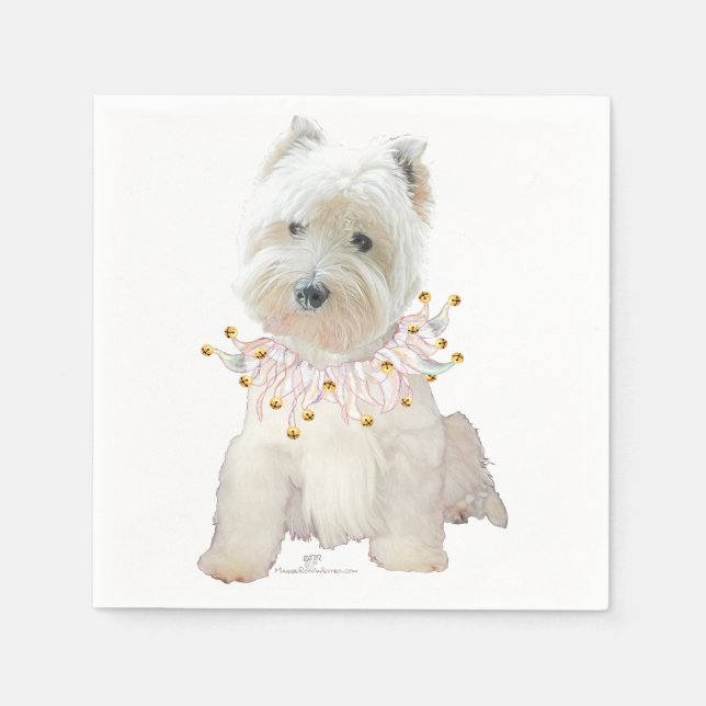 Servilleta De Papel Cachorro Fiestero (Anverso)