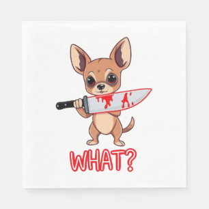 Servilleta De Papel Cachorro Pequeño y Dulce Chihuahua