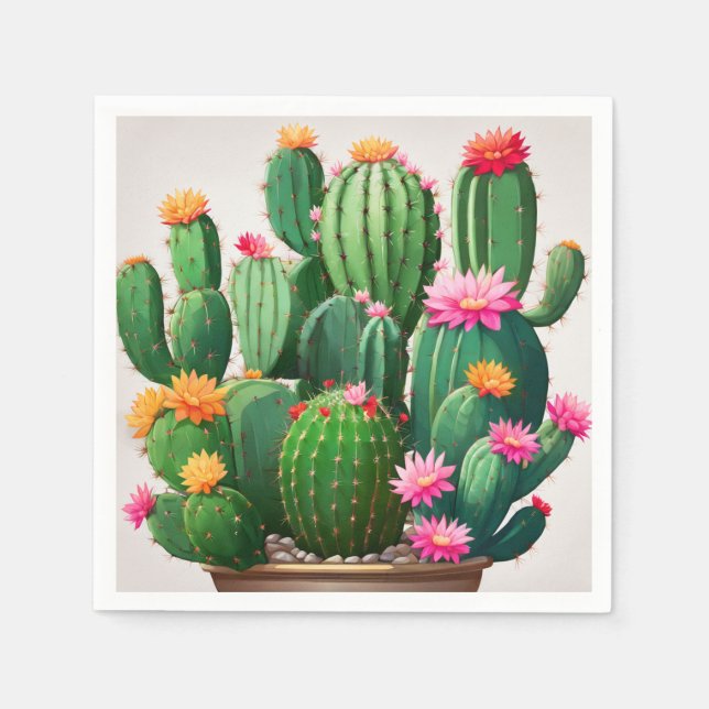 Servilleta De Papel cactus (Anverso)
