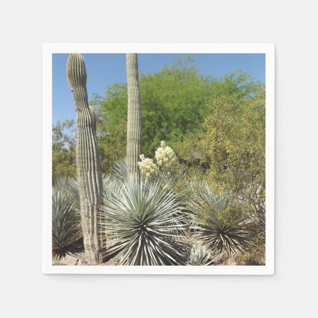 Servilleta De Papel Cactus Paper Napkin (Anverso)