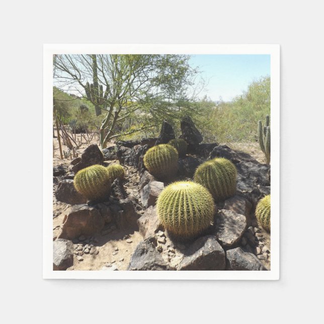 Servilleta De Papel Cactus Paper Napkin (Anverso)