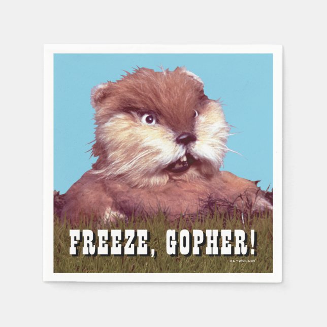 Servilleta De Papel Caddyshack | ¡Congelación, Gopher! (Anverso)