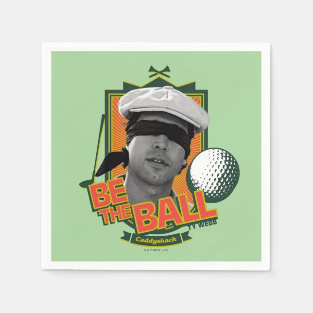Servilleta De Papel Caddyshack | Ser la bola (Anverso)