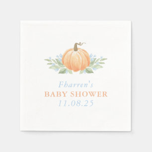 Servilleta De Papel Caer en Baby Shower Napkins Calabaza