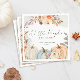 Servilleta De Papel Caer en Baby Shower un poco de calabaza